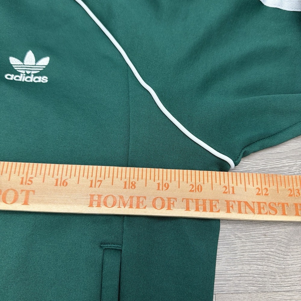 Adidas Originals SST Track Jacket Mens M Green Primeblue Trefoil Full Zip HC8626 - Picture 9 of 11